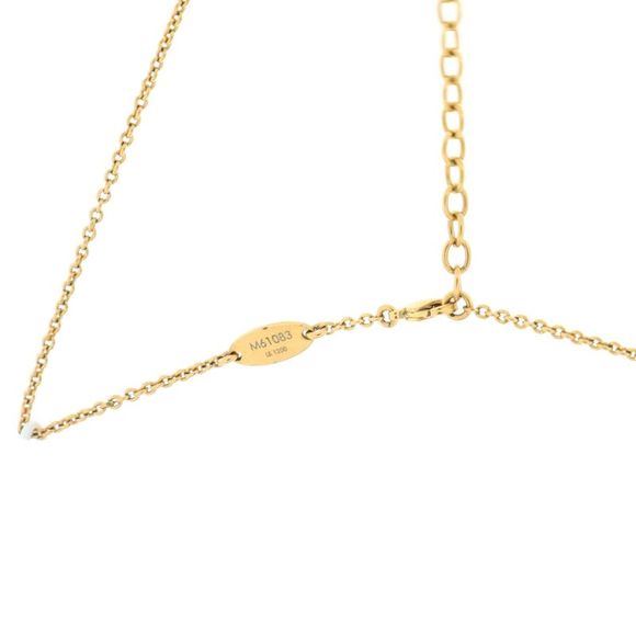 Louis Vuitton Essential V Necklace Metal Gold - Picture 5 of 5